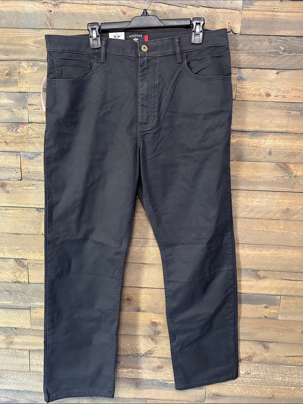 Dockers Men’s Black Straight Jeans